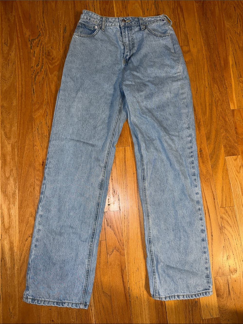 Princess Polly Light Wash Relaxed Fit Jeans